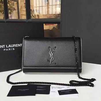 YSL Monogram Kate Grain De Poudre Embossed Leather 4744