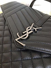 YSL Envelope Large Bag Black 4812 - 2