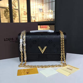 CohotBag louis vuitton very chain  black 3041