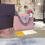 Louis Vuitton Capucines BB pink m52451 27cm - 1