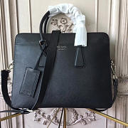 PRADA Leather Briefcase 4332 - 6