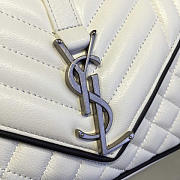 YSL Envelop Satchel White 4806 - 3