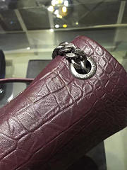 YSL Medium West Hollywood Bag (Wine Red) - 5