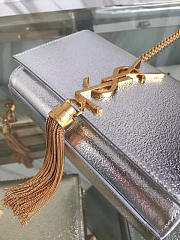 YSL Monogram Kate Bag With Leather Tassel 5044 - 4