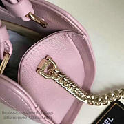 CHANEL Small Label Click Leather Shopping Bag (Pink) A93731 VS09584 - 3