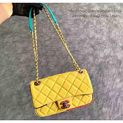 Chanel Yellow Multicolor Small Flap Bag A150301 VS01201 - 2
