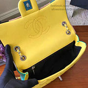 Chanel Yellow Multicolor Small Flap Bag A150301 VS01201 - 4