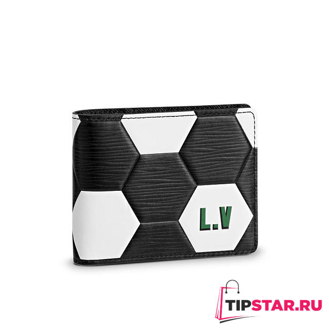 LV slender wallet black m63293 - 1