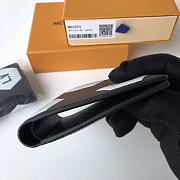 LV slender wallet black m63293 - 6