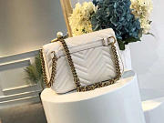 GUCCI GG Marmont Bag (White) 2635 - 5