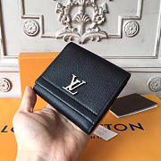 LV Lockme II Compact Wallet Black 3170 - 1