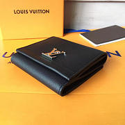 LV Lockme II Compact Wallet Black 3170 - 3