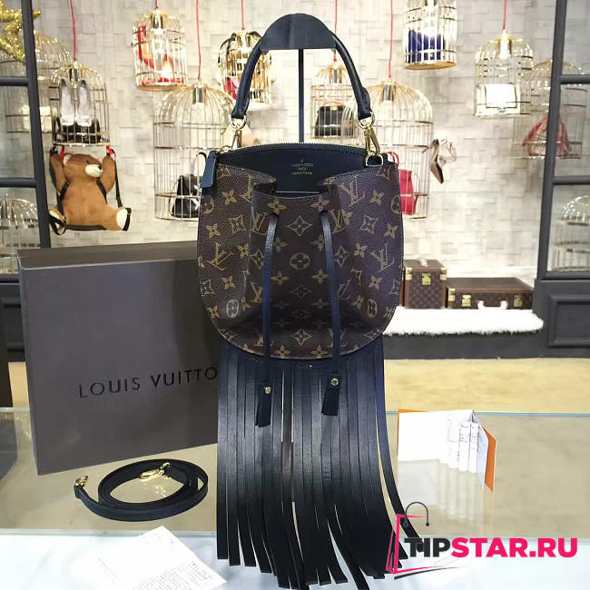 LV fringed noe bag monogram  - 1