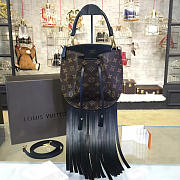 LV fringed noe bag monogram  - 1