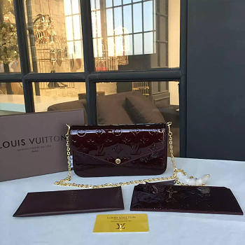  louis vuitton pochette CohotBag  felicie amarante 3563