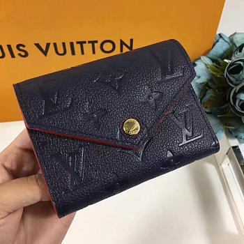 LV victorine wallet marine rouge 3779