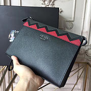 PRADA Leather Clutch Bag 4284 - 1