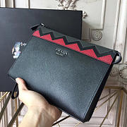 PRADA Leather Clutch Bag 4284 - 2