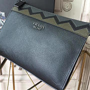 PRADA Leather Clutch Bag 4312 - 3