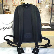 YSL Monogram Backpack Leather 4803 - 4