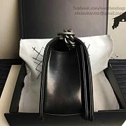 Chanel Quilted Calfskin Large Boy Bag Black A14042 VS02171 - 6