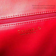 chanel grained calfskin gold-tone metal backpack red a93748 vs00493 - 6