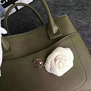 CHANEL Calfskin Large Shopping Bag (Green) A69929 VS01555 - 2