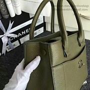CHANEL Calfskin Large Shopping Bag (Green) A69929 VS01555 - 4