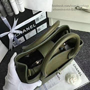 CHANEL Calfskin Large Shopping Bag (Green) A69929 VS01555 - 5