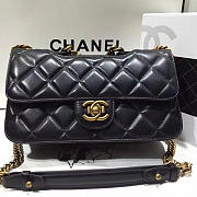 Chanel Quilted Calfskin Perfect Edge Bag Gold Black A14041 Vs02054 - 1