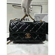 Chanel Quilted Calfskin Perfect Edge Bag Gold Black A14041 Vs02054 - 2