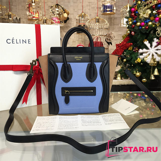 CELINE Leather Nano Luggage Z975 - 1