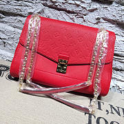 LV germain mm monogram empreinte leather red 3115  - 1