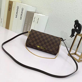  louis vuitton favorite CohotBag  damier ebene pm 3713