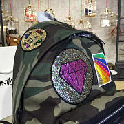 YSL Monogram Backpack Camouflage Diamonds 4794 - 2