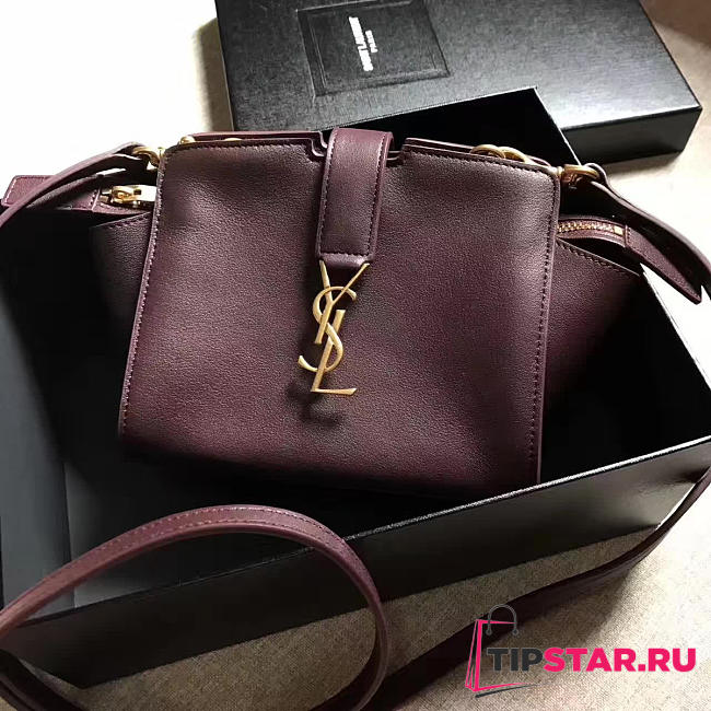 YSL Toy Cabas Crossbody Leather Bag 4849 - 1