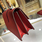 GUCCI Dionysus Medium Top Handbag (Red Leather) - 6