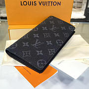 LV brazza wallet monogram eclipse canvas m61697 long - 2