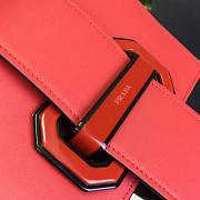 Prada plex ribbon bag red 3910 - 5