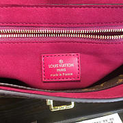 LV monogram one handle flap bag mm rose 3302 - 3