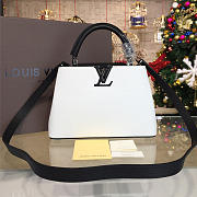 LV Capucines BB white/black 3448 27cm - 1