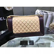 Chanel Beige Quilted Lambskin Medium Boy Bag A67086 VS04771 - 5