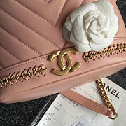 Chanel Lambskin Drawstring Bucket Bag Pink A91885 VS06999 - 3