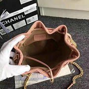Chanel Lambskin Drawstring Bucket Bag Pink A91885 VS06999 - 2