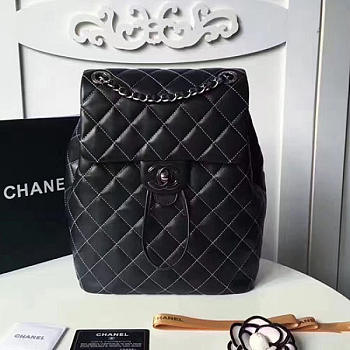 chanel caviar quilted lambskin backpack black 170303 vs03923