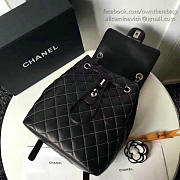 chanel caviar quilted lambskin backpack black 170303 vs03923 - 3