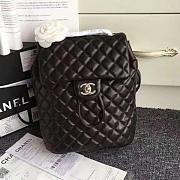 chanel caviar quilted lambskin backpack black silver hardware 170302 vs06576 - 6