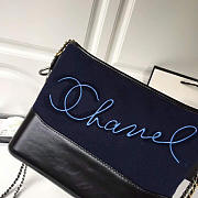 Chanel's Gabrielle Large Hobo Bag (Blue) - 6
