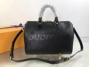 louis vuitton supreme CohotBag handbag black m40432 - 5