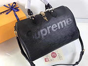 louis vuitton supreme CohotBag handbag black m40432 - 3